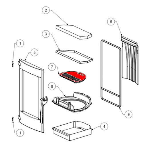 Pièces détachées Supra Supra Lytham Twist grille de dcendrage