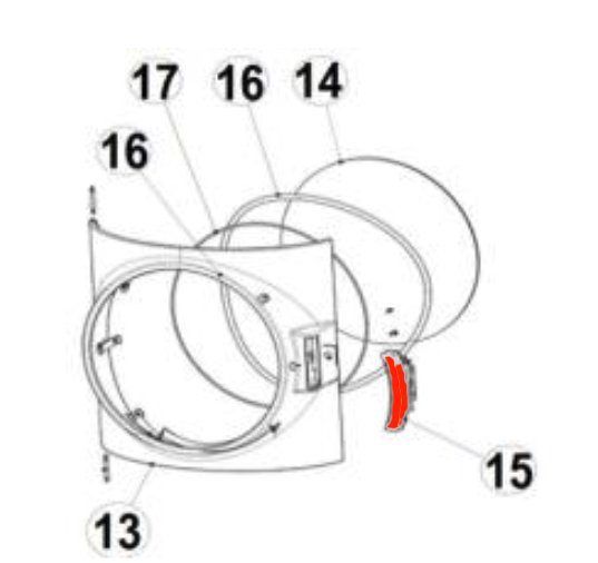 Austroflamm Clou compact Cook poigne de porte