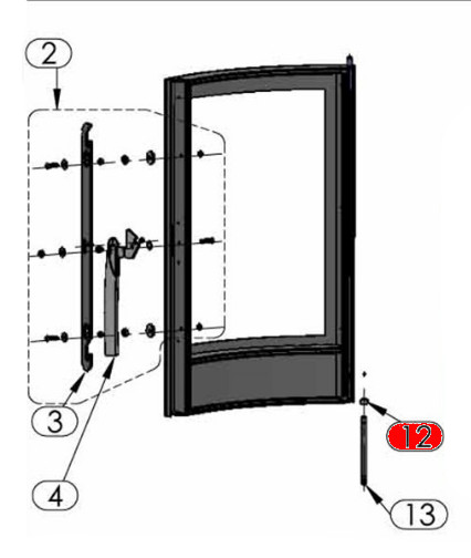 Oranier Polar 4 pice d'cartement verrou de porte de foyer